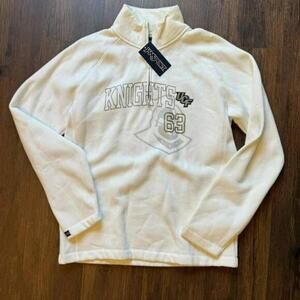 JanSport UCF Knights White Quarter Zip Sweatshirt Size XXL NWT